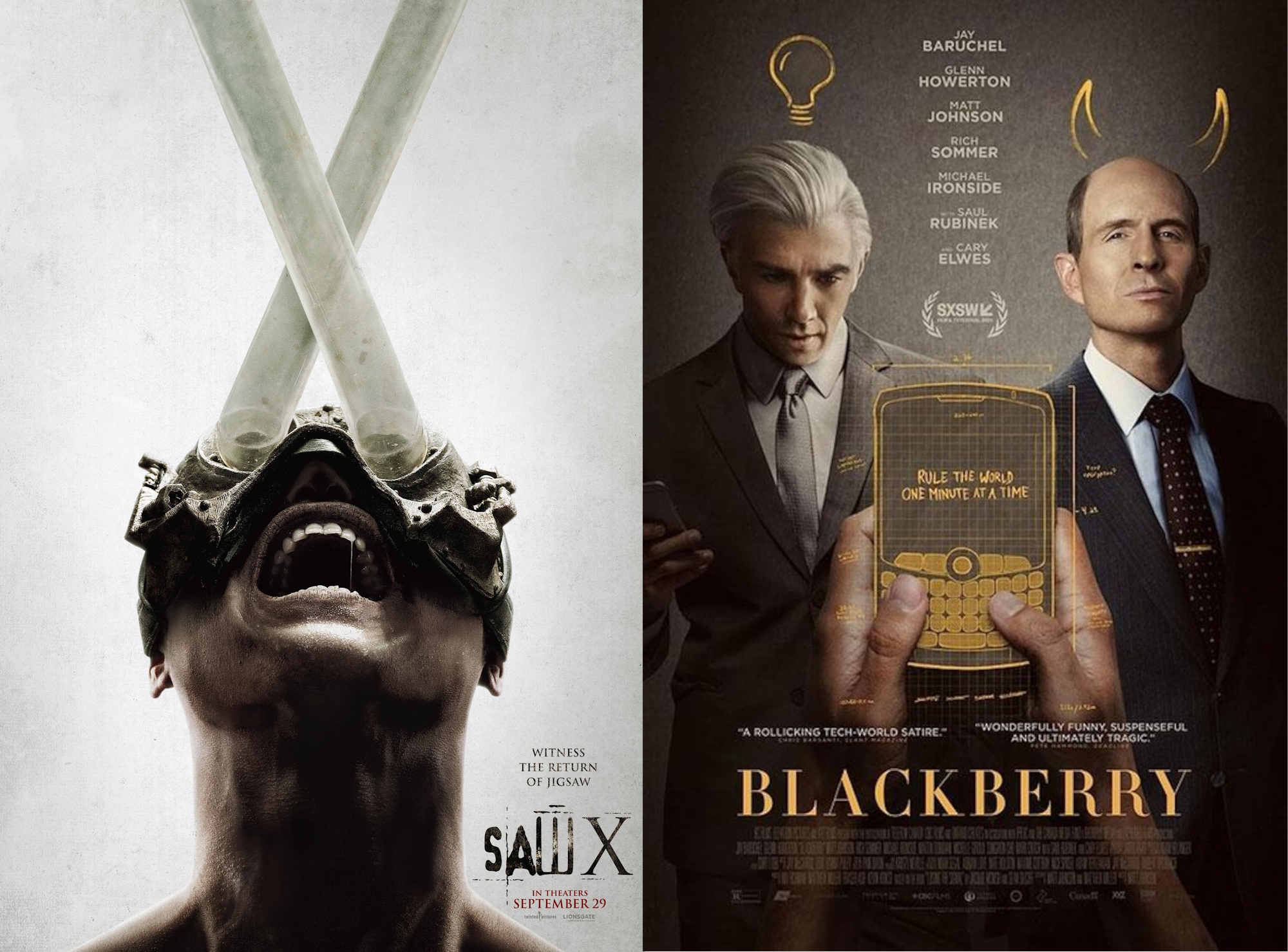 Cinema Corner: “Saw X”/”BlackBerry”