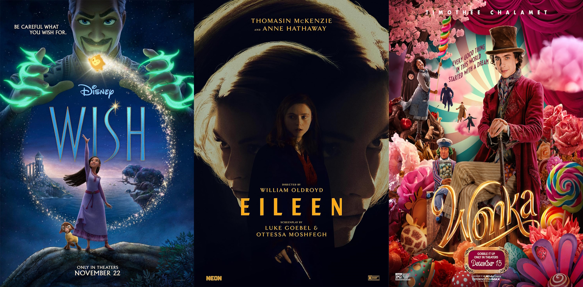 Cinema Corner: “Wish”/”Eileen”/”Wonka”